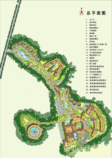 規(guī)劃設(shè)計(jì)方案  景觀 景觀提升 景觀布局 規(guī)劃設(shè)計(jì) 承德矛荊壩裕景國(guó)際森林溫泉城規(guī)劃設(shè)計(jì)方案