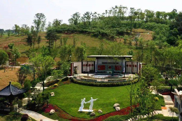 煤礦采空區(qū)蝶變園林美景 荊門園博園開園迎客